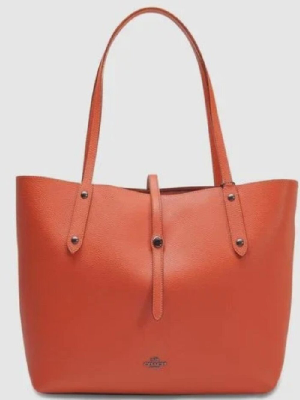 Coach Coral Turnlock Tote Bag